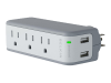 Mini Surge Protector w/Dual USB Charger Mini Surge Protector w/Dual USB Charger