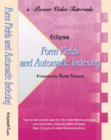 Eclipse Form Fields & Automatic Indexing - 2nd Edition