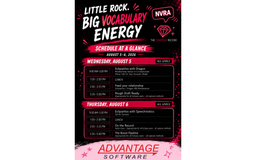 NVRA: Big Vocabulary Energy in Little Rock