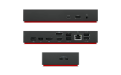 Lenovo ThinkPad Dock 135W - Front, Back, and Side View